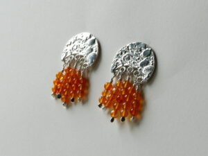 Silver Crescent Moon Earrings