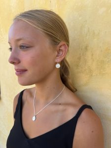 CHE65 Radiant Diamond Wired Earrings